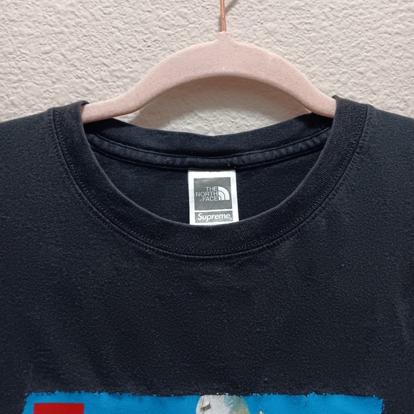 North Face x Supreme Tee Flawed Large Logo Graphic Short Sleeves - Picture 8 of 12